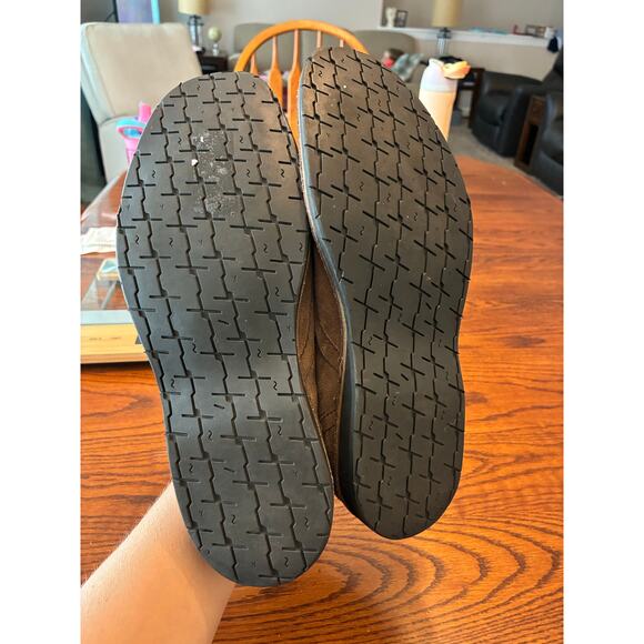 John Varvatos Suede Brown Loafers Slip-On Size 10 - Picture 6 of 8